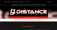 Desktop Screenshot of gothedistance-fitness.com